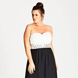 ✨ FINAL PRICE ✨ City Chic Contrast Maxi Gown